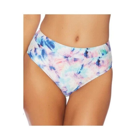 Splendid NWT $54 L Brighter Side High Waist Tie Dye Bikini Bottom - Picture 1 of 2